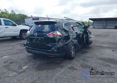 2015 Nissan Rogue Sl из США, поврежденный, VIN 5N1AT2MT1FC830856